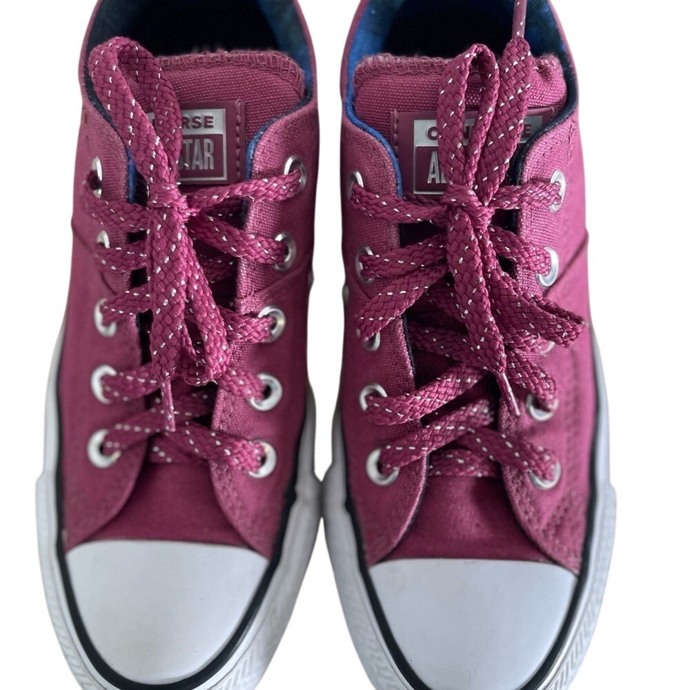 Converse All Star Low Top Womens Sneakers Plum Purple Galaxy Space Shoes Size‎ 5